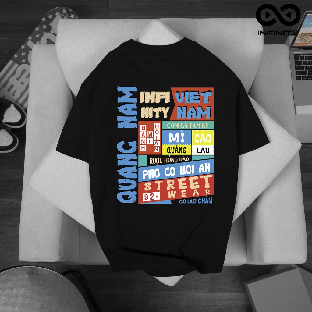 Áo thun Infinity QUẢNG NAM Basic Tee 100% CottoN