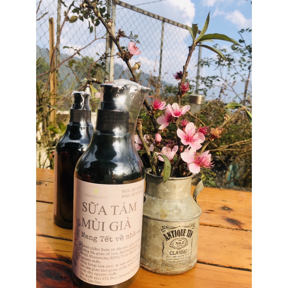 Sữa tắm Mùi Già 100% từ Thiên Nhiên 300ml