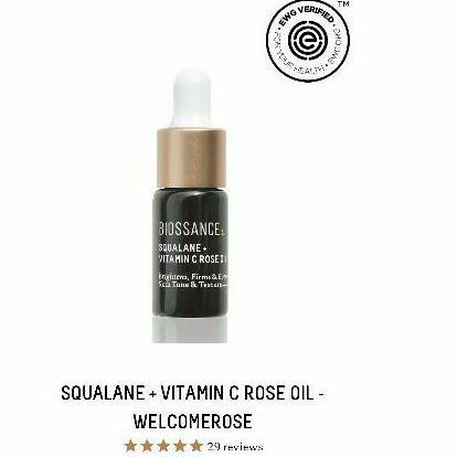 [ Minisize 4ml ] Dầu Biossance dưỡng sáng da, chống lão hóa Squalane + Vitamin C Rose Oil