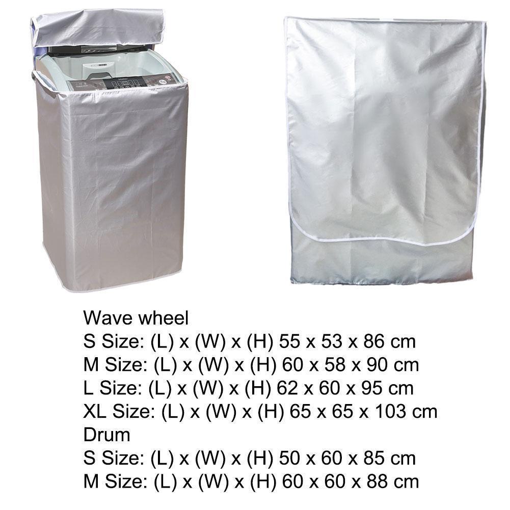 Vỏ Bọc Bảo Vệ Máy Giặt Chống Thấm Nước/Bụi Bẩn/Chống Nắng Có Size S-XL