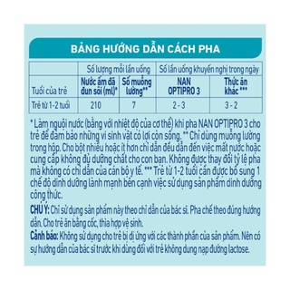 Sữa bột Nan 3 1.7kg
