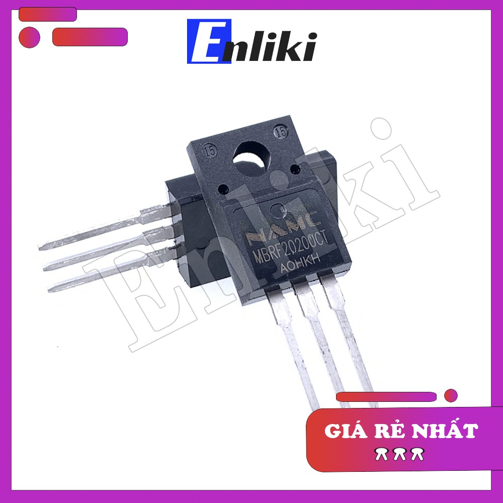 Diode Schottky 20A 200V TO220F MBRF20200CT