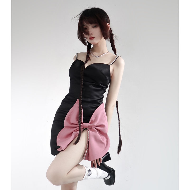 Đầm Ngắn Dáng Ôm Màu Sắc Tương Phản Thời Trang Mùa Hè Dành Cho Nữ 2022