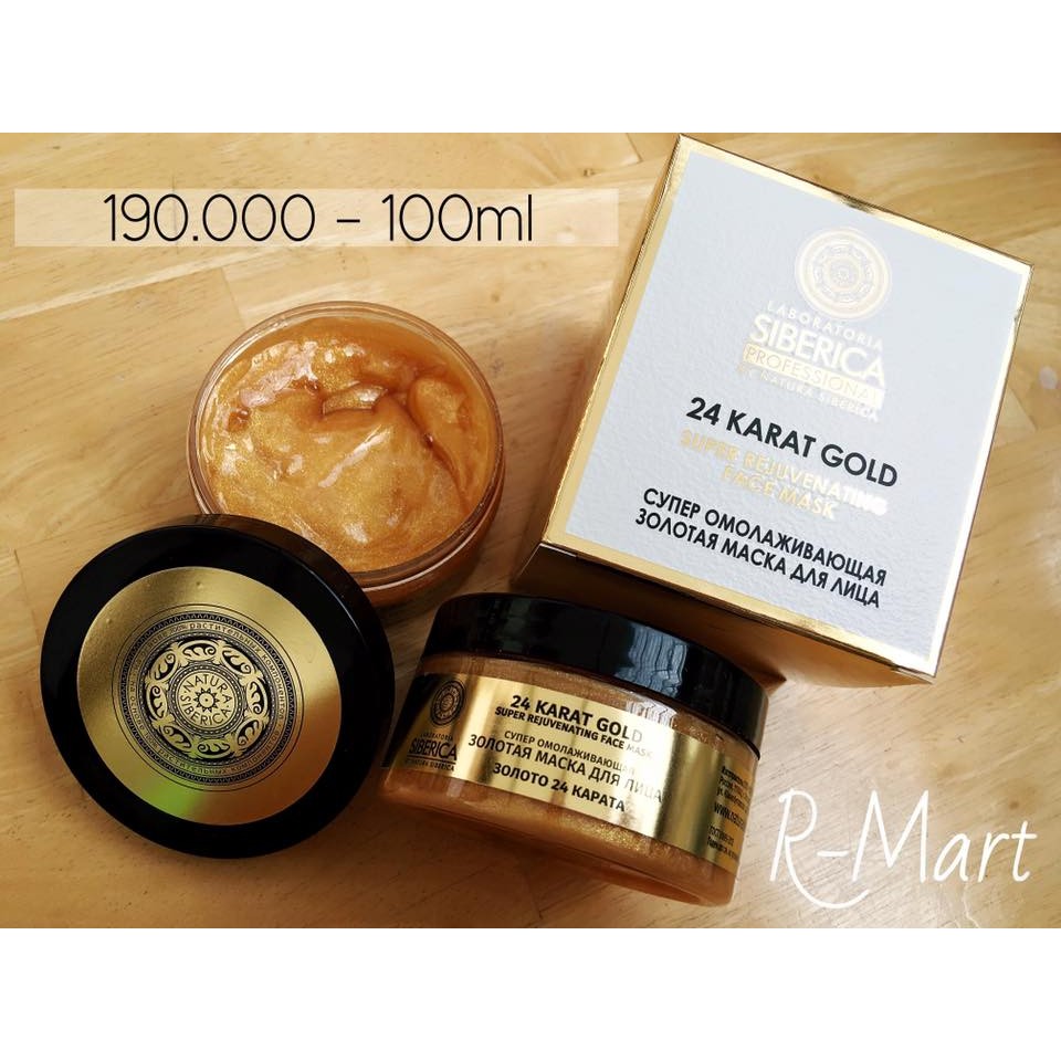 Mặt nạ Vàng 24K NATURA SIBERICA 100 ml