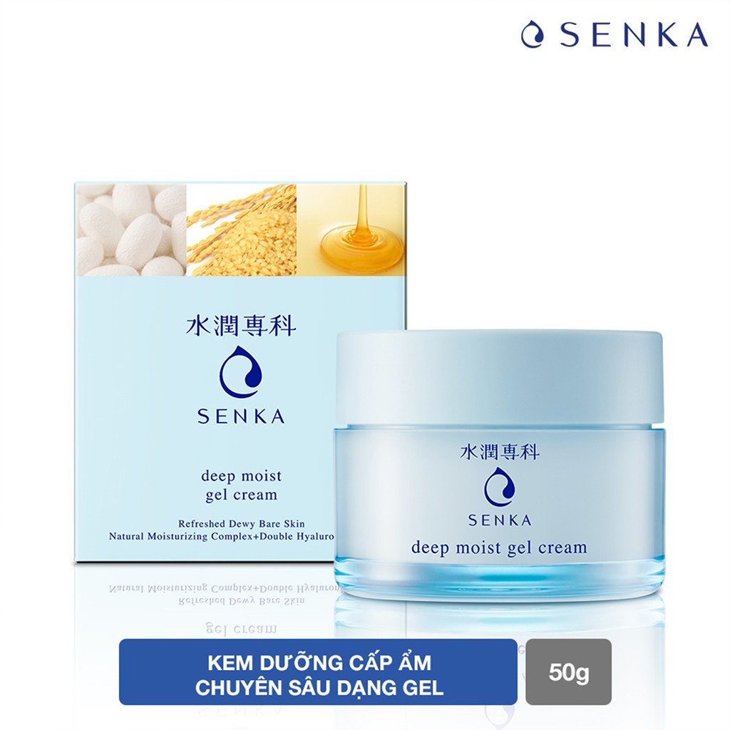 Dưỡng Ẩm Sâu Senka Deep Moist Gel Cream 50g