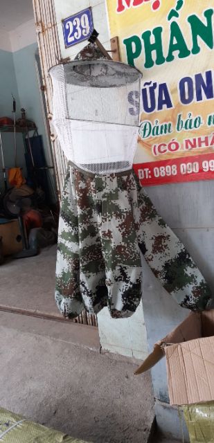 Áo bắt ong liền mũ loại đẹp dàn di