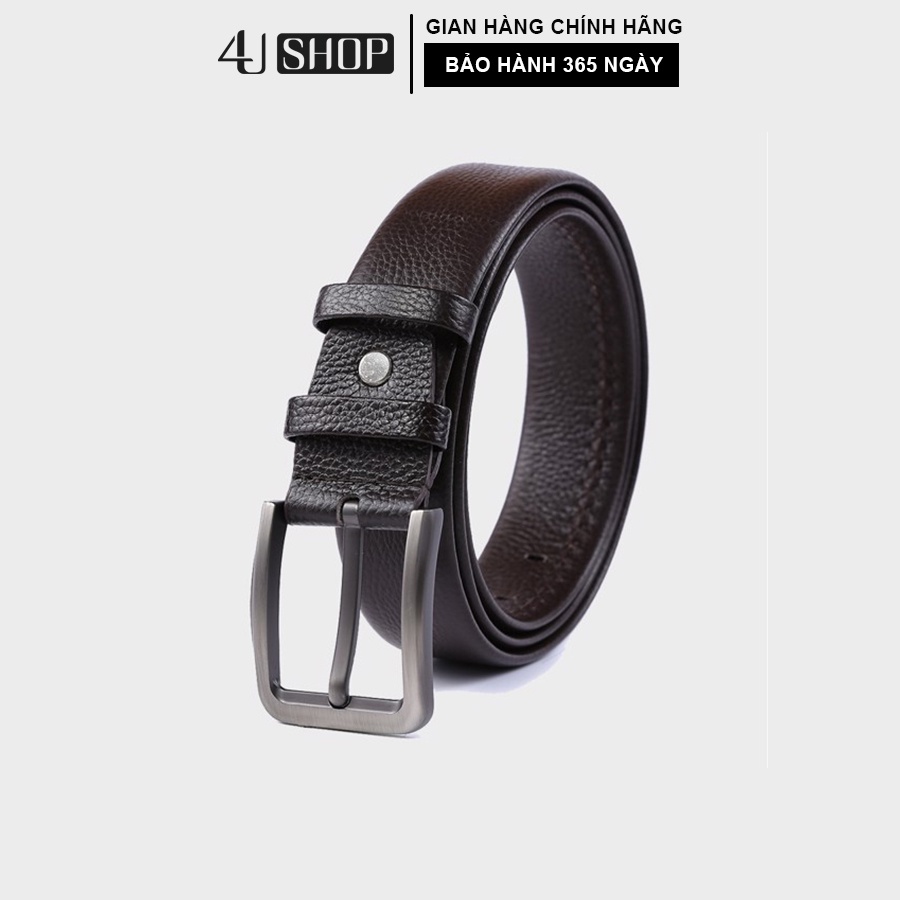 Thắt Lưng Nam Da Bò 4U Vân Miu Lịch Lãm T233
