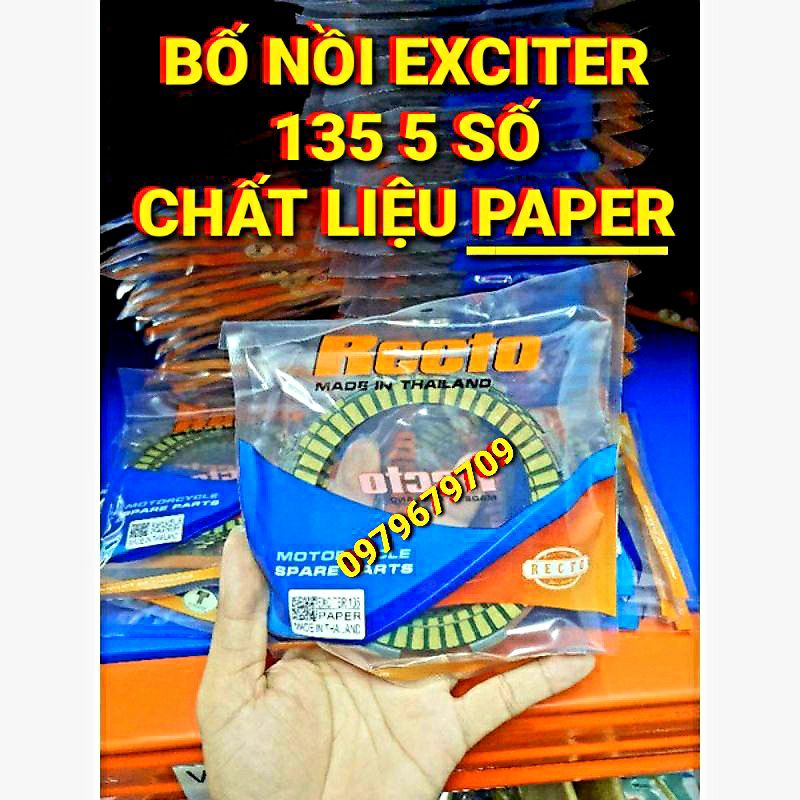 BỐ NỒI EXCITER 135 5 SỐ PAPER CHÍNH HÃNG RECTO