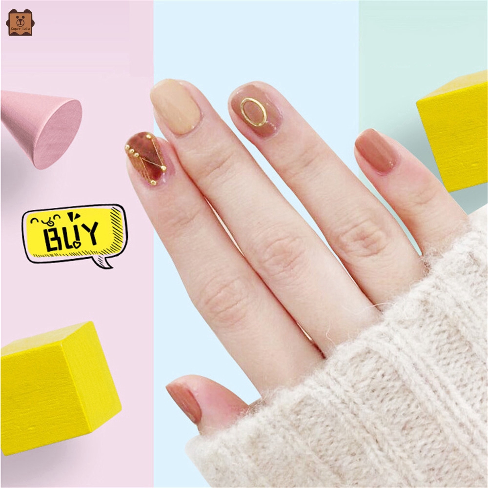 Bộ sticker dán móng tay thiết kế xinh xắn cho nữ