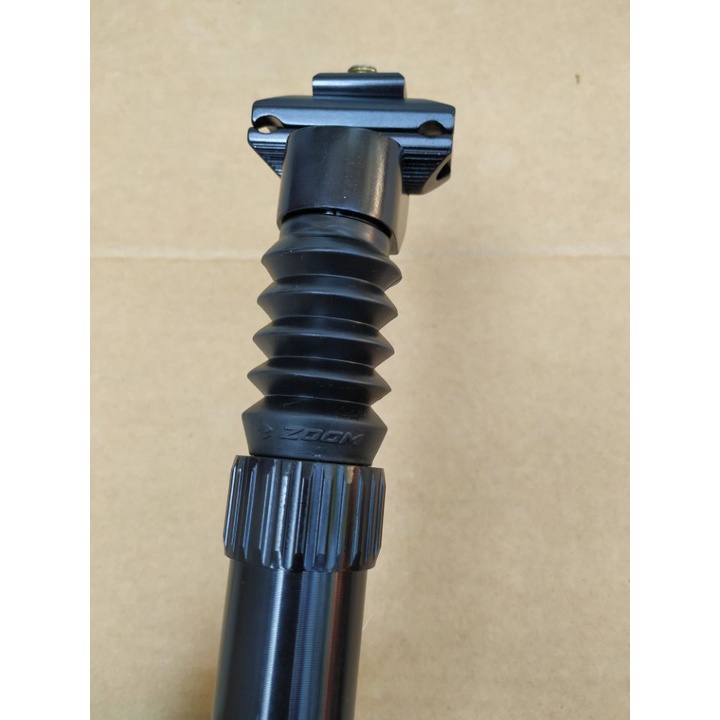 Cọc yên giảm sóc xe đạp 30.9mm hợp kim nhôm chính hãng ZOOM đài loan Đen / Bạc