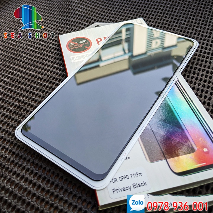 Kính chống nhìn trộm OPPO A1K, A16, A16K, A12, A57 4G 2022, A73 5G  - full màn hình -Cảm ứng mượt mà
