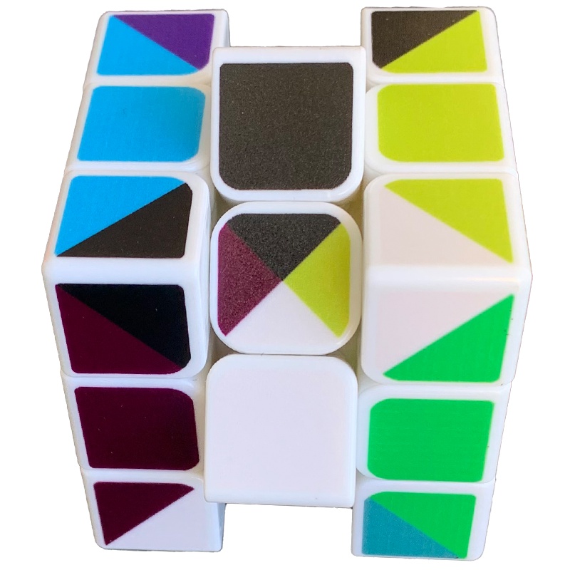 Rubik 3x3 Siêu Khó Màu Cầu Vồng, Rubic 3 Tầng | Anh Củ Cải Shop.