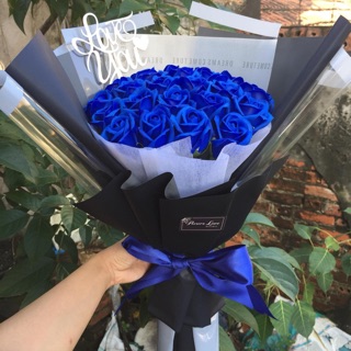 Hoa sáp bó 25 bông siêu chanh sả ❤️😍😍(giá sỉ)