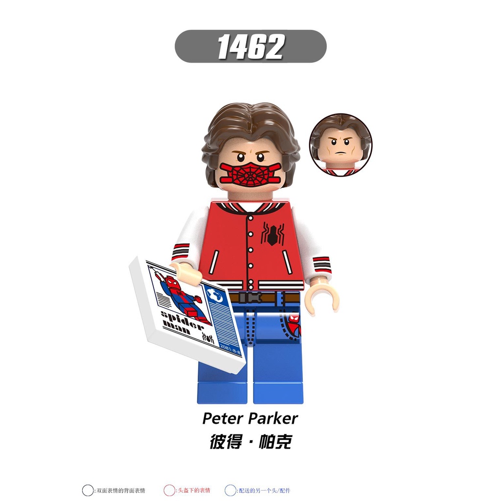 Đồ chơi lắp ghép mô hình nhân vật người nhện Marvel Avengers cho bé