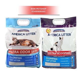 Cát vệ sinh cho mèo America Litter siêu tốt