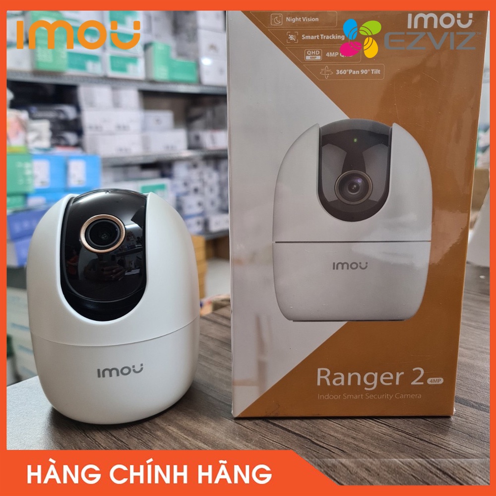 [NHÀ PHÂN PHỐI] Camera IP Wifi IMOU IPC-A42P 4.0MP 2K Siêu Nét - IPC-A42P Xoay 360 Tích Hợp Còi Báo Động Siêu Nét