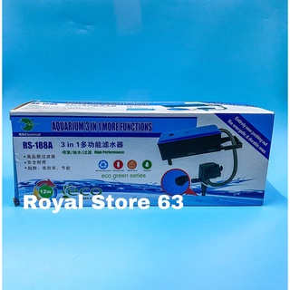 Rs Electrical RS 188 bộ bơm lọc hồ cá 12w tặng kèm gòn lọc
