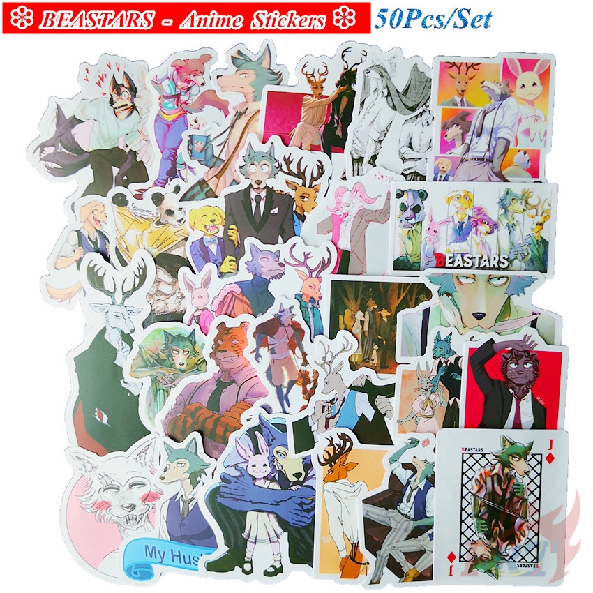 ❉ BEASTARS Series 01 - Anime Stickers ❉ 50Pcs/Set DIY Mixed Fashion Doodle Decals Stickers