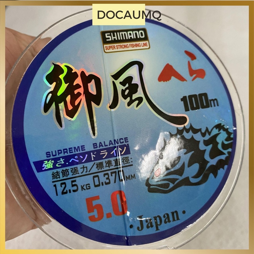 Cước câu cá tàng hình siêu bền shimano câu hồ câu ao giá rẻ chất lượng japan DCMQDC03