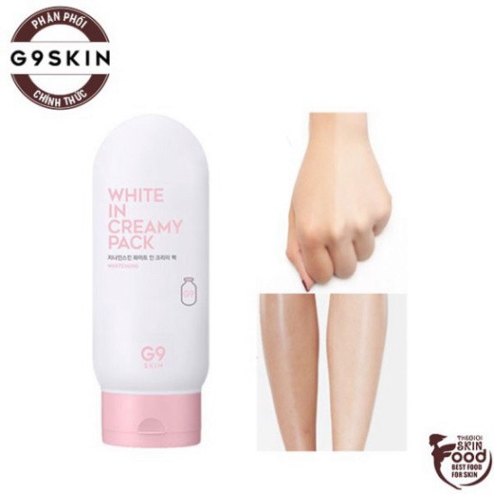 Mặt Nạ Ủ Dưỡng Trắng G9Skin White In Creamy Pack 200ml Y50