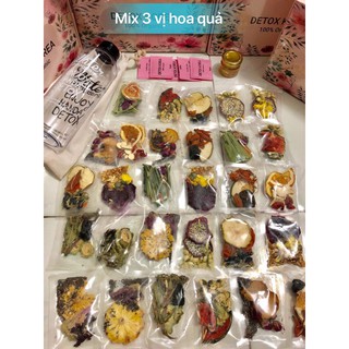 Detox Trái Cây Sấy Khô (30 Gói Tặng Bình 1000ml và đường mật)