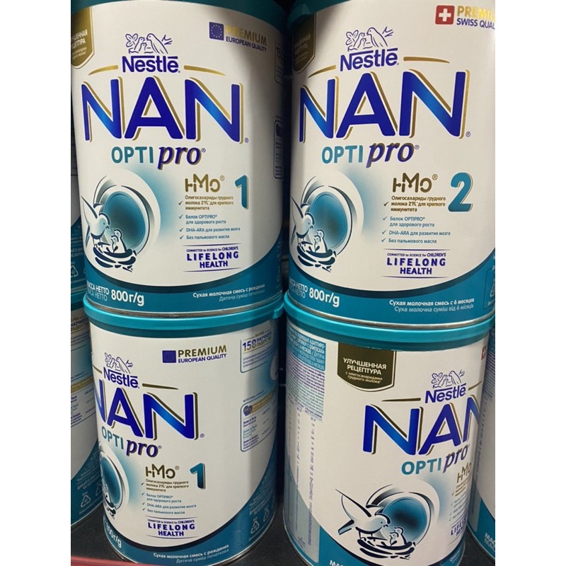 [DATE 2023] Sữa Nan HMO Nga 400 va 800g đủ số 1 2 3 4 hàng chuẩn