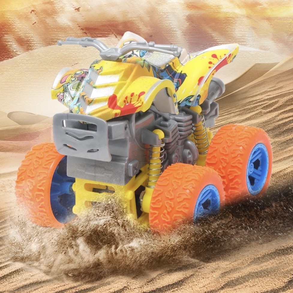 Đồ chơi xe ô tô địa hình quán tính bánh to nhiều màu sắc cho bé