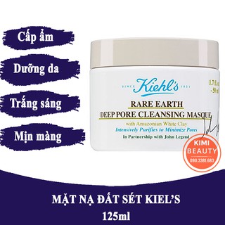 Mặt nạ đất sét kiehls rare earth cleasing masque 125ml