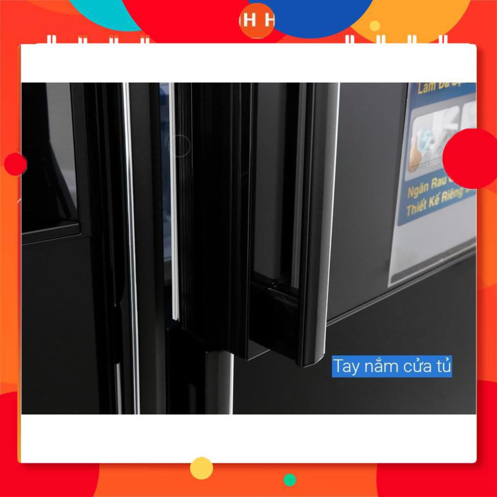 [ VẬN CHUYỂN MIỄN PHÍ KHU VỰC HÀ NỘI ] Tủ lạnh Hitachi Side by side 3 cửa màu đen R-FM800GPGV2(GBK) - [ Bmart247 ] 24h