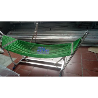 [FLASH SALE] Khung võng xếp inox vuông( ảnh thật)