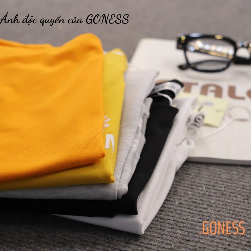 Áo thun Unisex Goness Basic Tee phông trơn nam nữ tay lỡ oversize form rộng 4 màu AP004