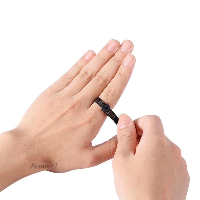 [Fenteer1] Dụng Cụ Đo Kích Cỡ Nhẫn 1-17 USA Cho Nam Và Nữ