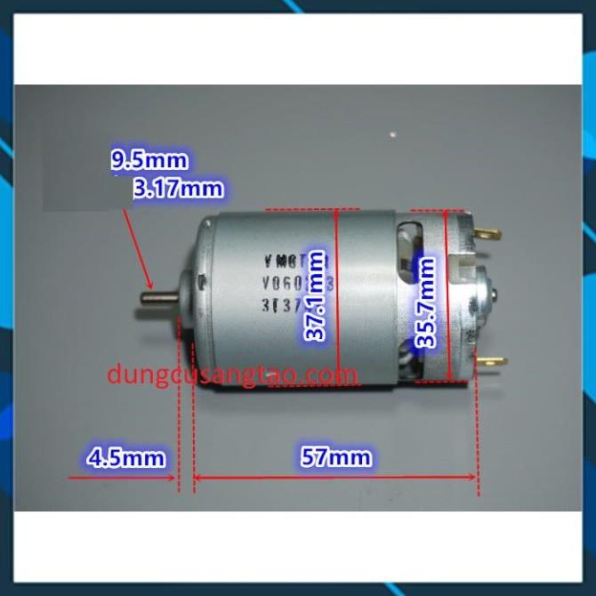 Motor Johnson 555 18v 11000 vòng/phút / Động cơ 555 18vdc 11000rpm  cao cấp