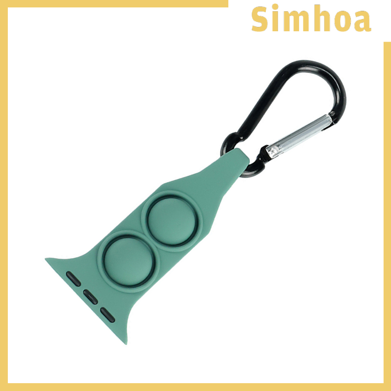 [SIMHOA]Nurse Carabiner Silicone Band Strap Fits for iWatch