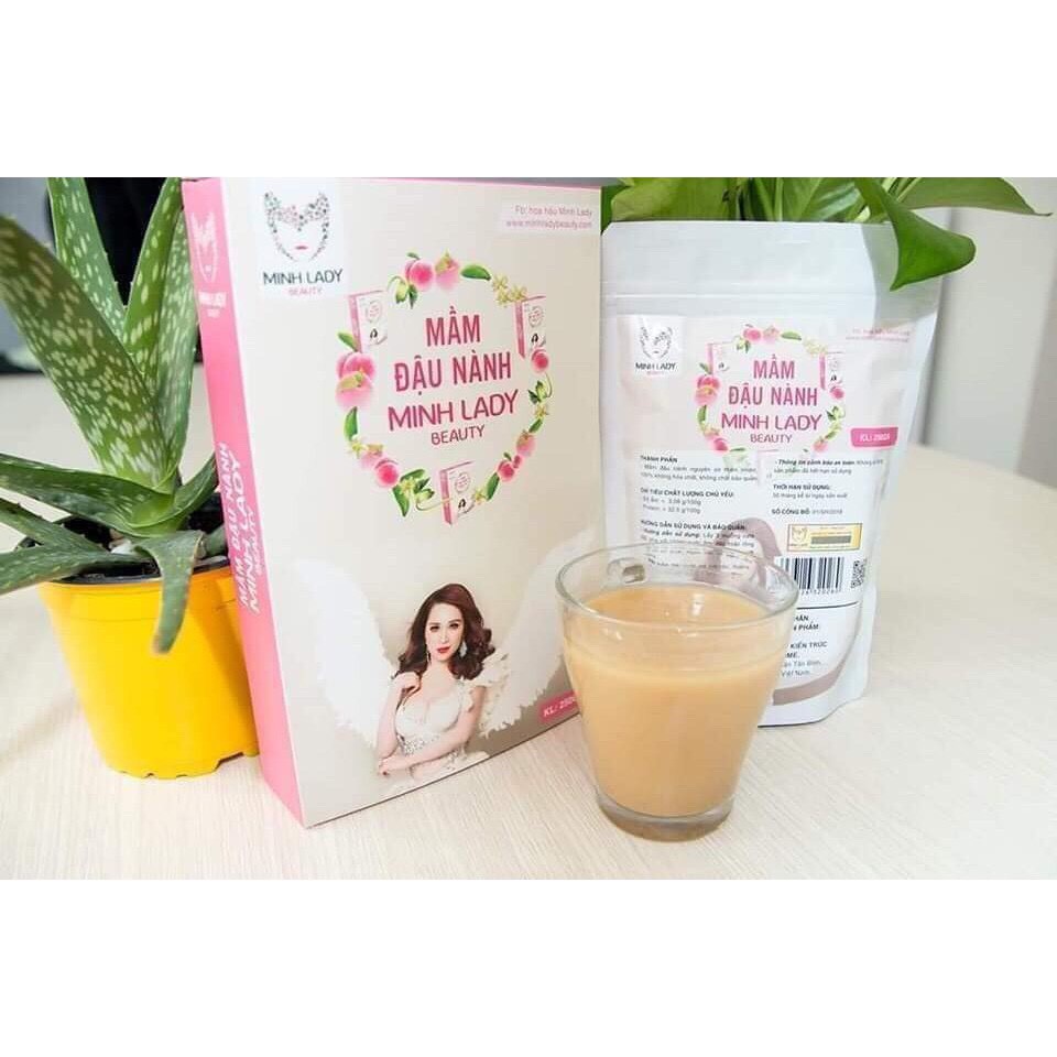[Mua 1 TẶNG 1] Mầm đậu nành Tăng Vòng 1 Hiệu Qủa An Toàn - Minh Lady Beauty 250gr/hộp | BigBuy360 - bigbuy360.vn