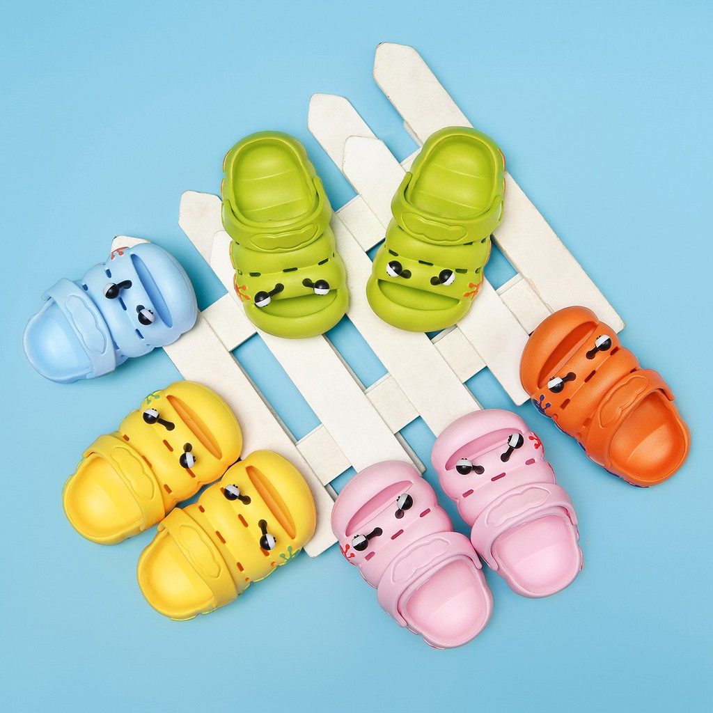 🌈FREE SHIPPING🌈 Baby Crocs Kid Sandal Slipper for Children Kids Shoes Boy Crocs Girl Crocs Caterpillar Style Beach Slipper