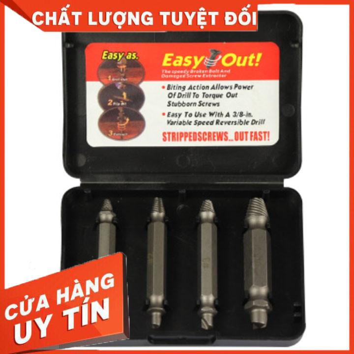 Bộ tháo bulong ốc vít gẫy trờn ren cao cấp 8 đầu – thép không gỉ cao cấp