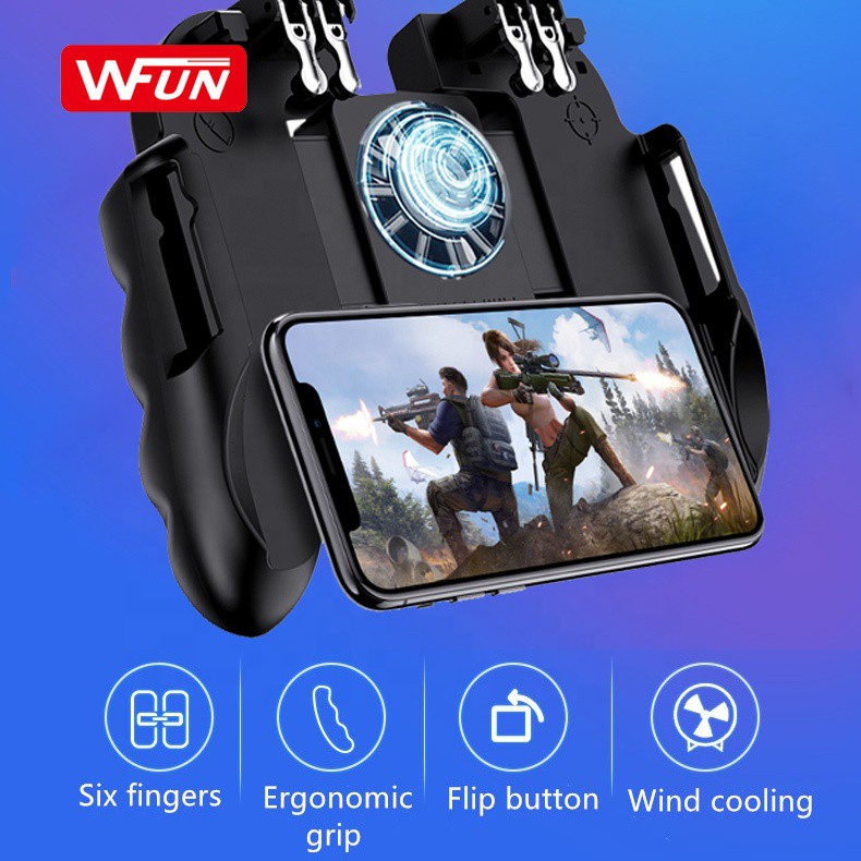 [Thanh Lý & Tặng Nút Joystick] Tay Cầm H9 Chơi Game 4 nút mới nhất - Quạt Tản Nhiệt Kiêm Sac Dự Phòng - PUBG, ROS, FF | BigBuy360 - bigbuy360.vn