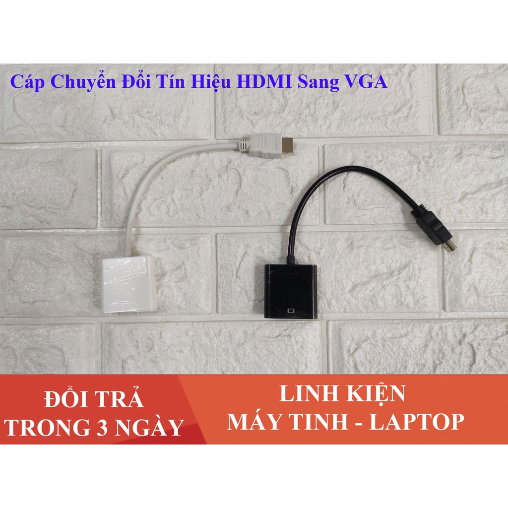 Cáp Chuyển Đổi Tín Hiệu HDMI Sang VGA - hàng mới