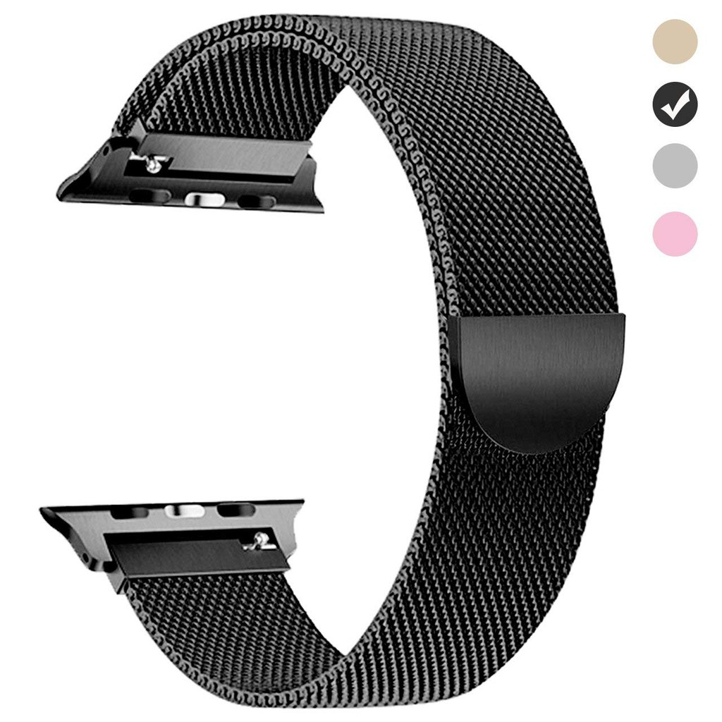 Apple Milanese Watch Band Series 6 1/2/3/4/5, 38/40/42/44mm Milanese Loop for iWatch SE