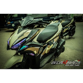 [D4B-Tem chuẩn xịn] Tem trùm xe NVX Camou