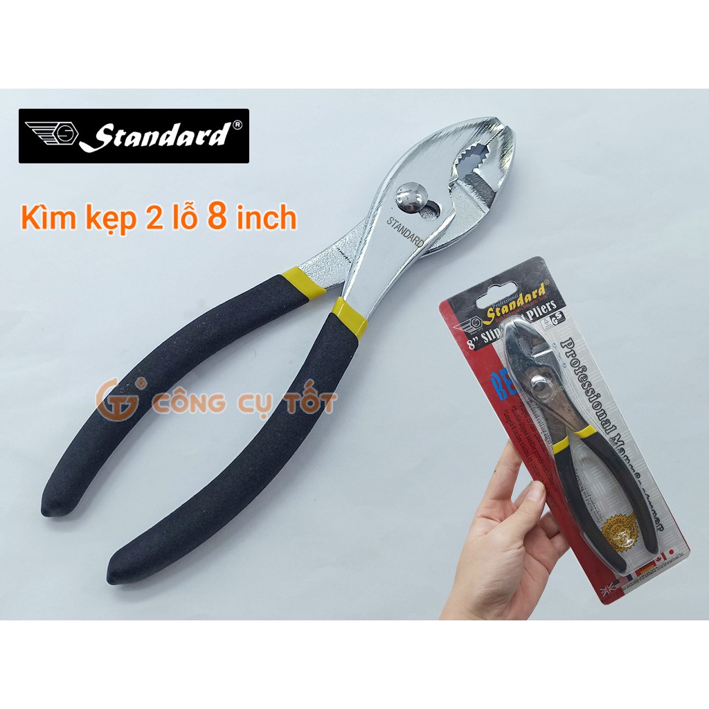 Kìm kẹp 2 lỗ 8&quot; Standard Đài Loan