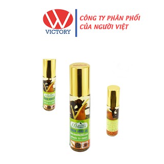 Dầu Nhân Sâm Ginseng Green Herb Oil 8ml (Dầu Lăn Thái Lan) - Victory pharmacy