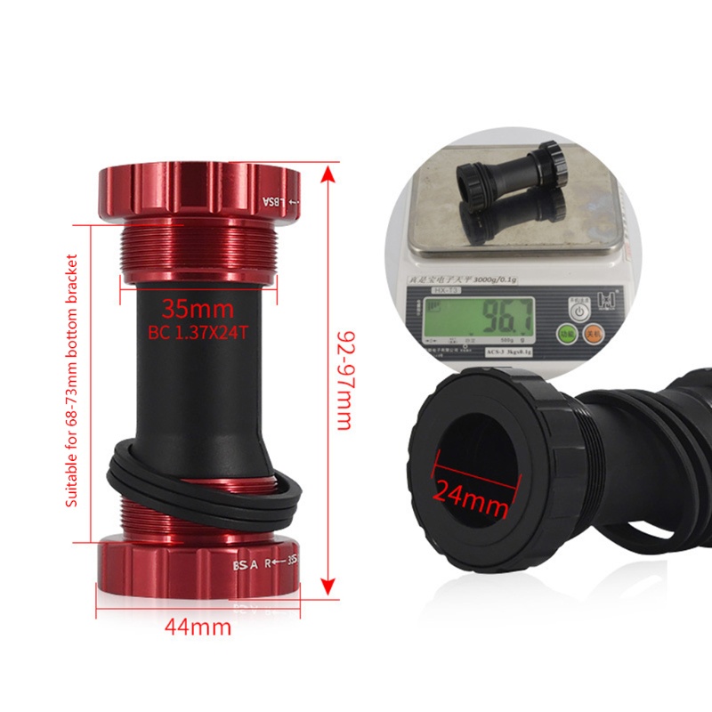 Vòng bi trục giữa xe đạp 24mm BSA 68mm-73mm