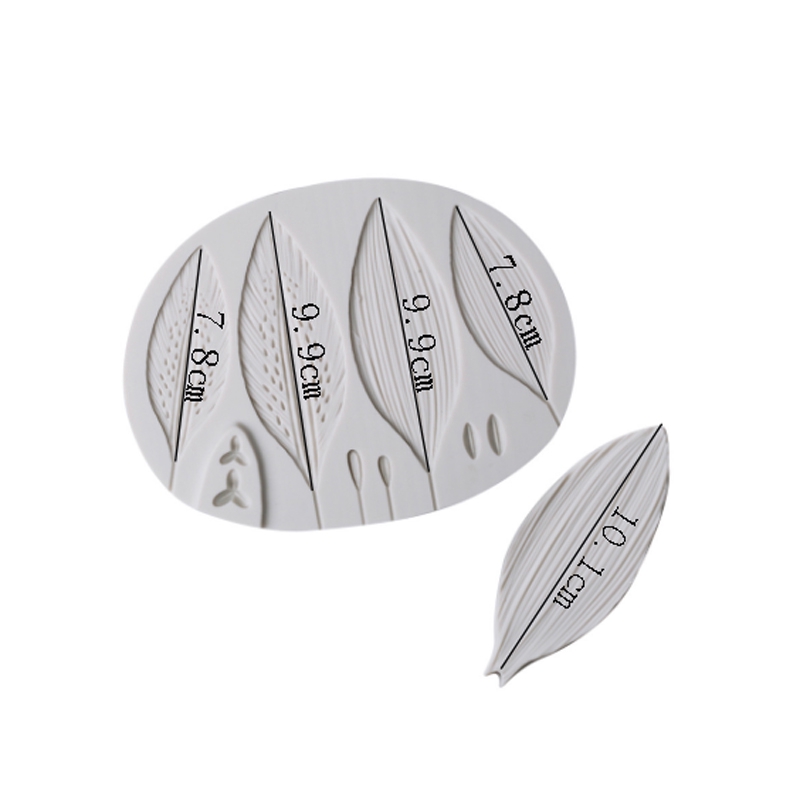 Khuôn Silicone Tạo Hình Hoa Lily Trang Trí Bánh