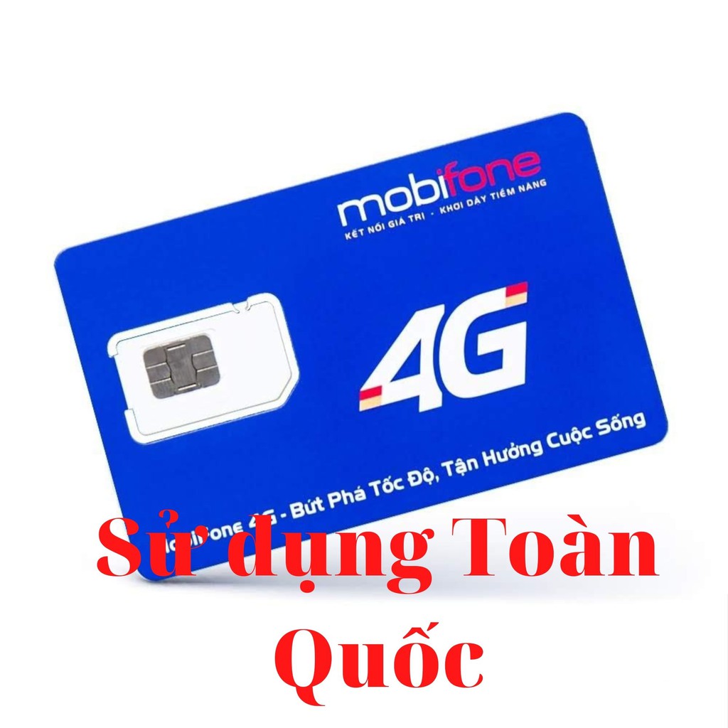 Sim 4G Mobifone giá rẻ, dùng đăng ký gói C120N có 120GB/tháng, nghe gọi miễn phí không giới hạn