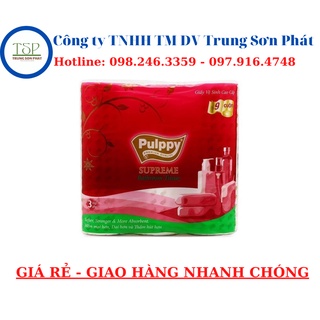 Giấy Lụa Cuộn Pulppy Supreme .