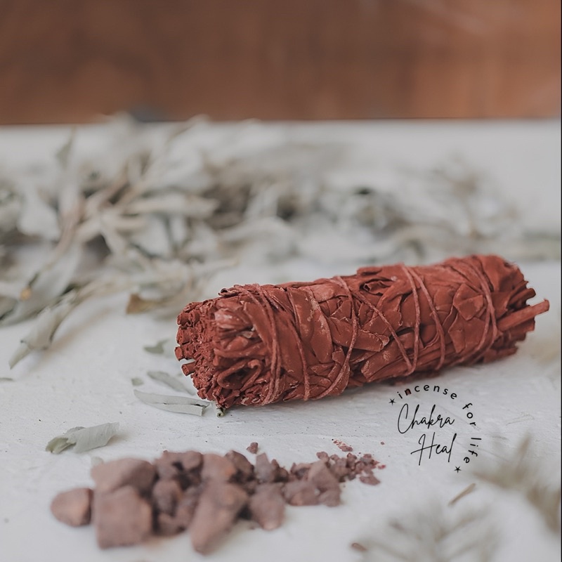 Dragon's Blood Sage - Xô Thơm Huyết Rồng thảo mộc xông nhà, thanh tẩy và thu hút may mắn l Chakra Heal Incense