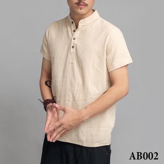 [Hàng Hot Hè 2020] Áo đũi nam cổ tàu ngắn tay cao cấp mặc mát như không mặc ,không nhăn , không xù