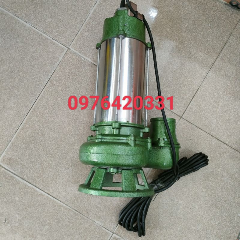 Máy Bơm Nước Thải Thả Chìm Thân INOX, Bơm Tát Ao Hồ Bùn Non